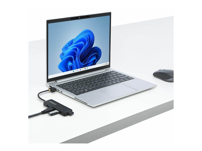 StarTech.com 4-Port USB-A Hub 5Gbps Bus Powered Small Travel Mini Hub - hub - 4 ports USB-Hubs - USB 3.2 - 4 - Schwarz