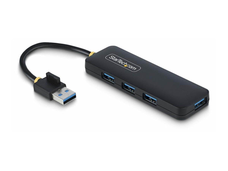 StarTech.com 4-Port USB-A Hub 5Gbps Bus Powered Small Travel Mini Hub - hub - 4 ports USB-Hubs - USB 3.2 - 4 - Schwarz