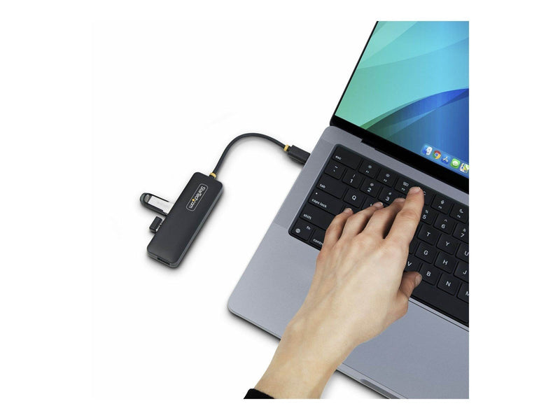 StarTech.com 4-Port USB-C Hub 5Gbps USB-C to 4x USB-A Bus Powered - hub - 4 ports USB-Hubs - USB 3.2 - 4 - Schwarz
