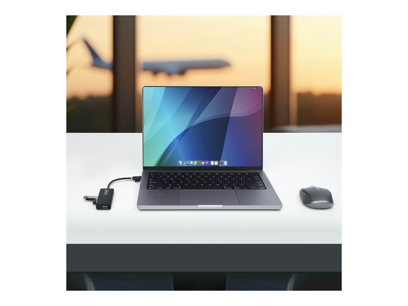 StarTech.com 4-Port USB-C Hub 5Gbps USB-C to 4x USB-A Bus Powered - hub - 4 ports USB-Hubs - USB 3.2 - 4 - Schwarz