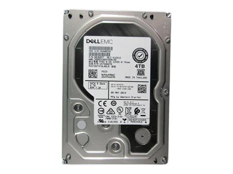 Dell - Customer Kit - hard drive - 4 TB - 512n - SATA 6Gb/s - 4TB - Festplatten - 400-BRCS - SATA-600 - 3.5"