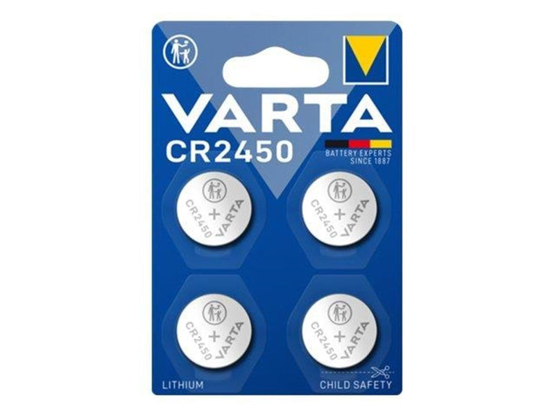 VARTA battery - 4 x CR2450 - lithium manganese