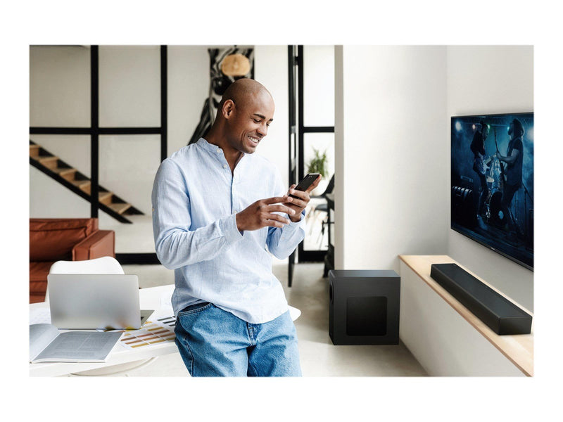 Panasonic SC-HTB490 - sound bar system - for home theatre - wireless