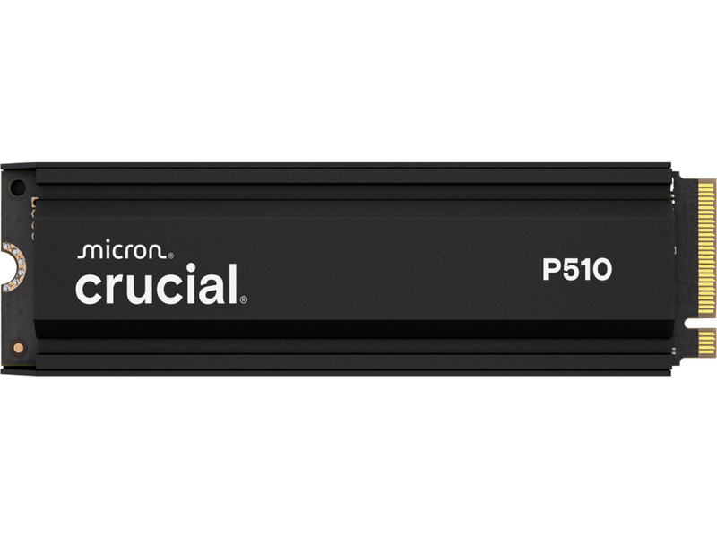 Crucial P510 SSD - 1TB - Mit Kühlkörper - M.2 2280 - PCIe 5.0