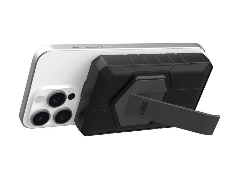UAG wireless power bank - rugged with stand MagSafe compatible - 24 pin USB-C USB - 20 Watt Powerbank (Akku) - schwarz - 10000 m