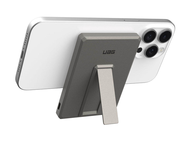 UAG wireless power bank - ultra slim with stand MagSafe compatible - 24 pin USB-C - 20 Watt Powerbank (Akku) - schwarz - 5000 mA