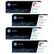 HP Original 203X Toner - 4er Multipack (CF540X, CF543X, CF541X, CF542X)