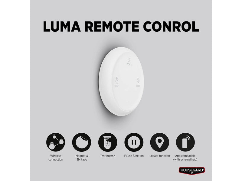Housegard Luma wireless remote control, white