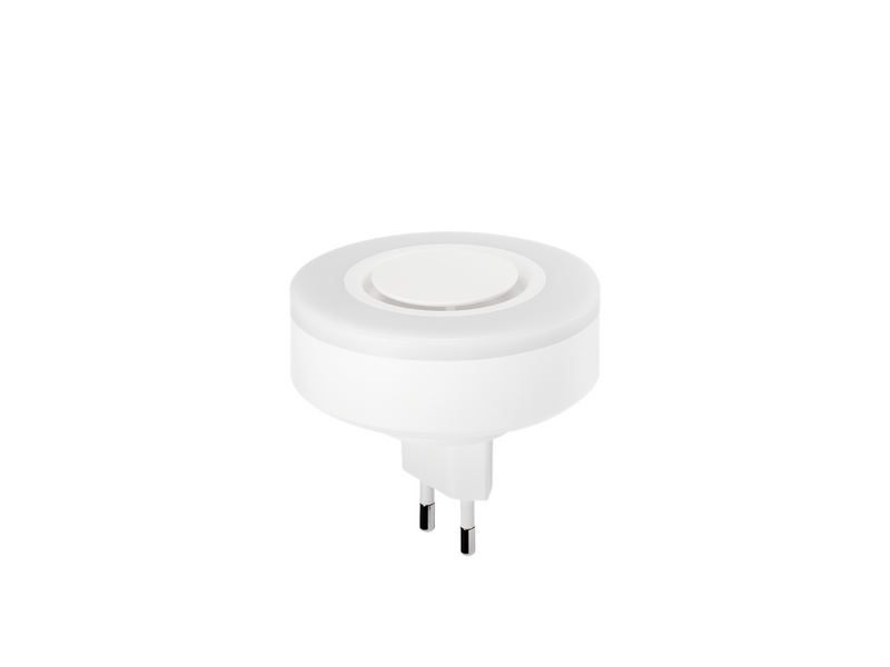 Housegard Luma wireless siren, 230V incl. battery backup, white