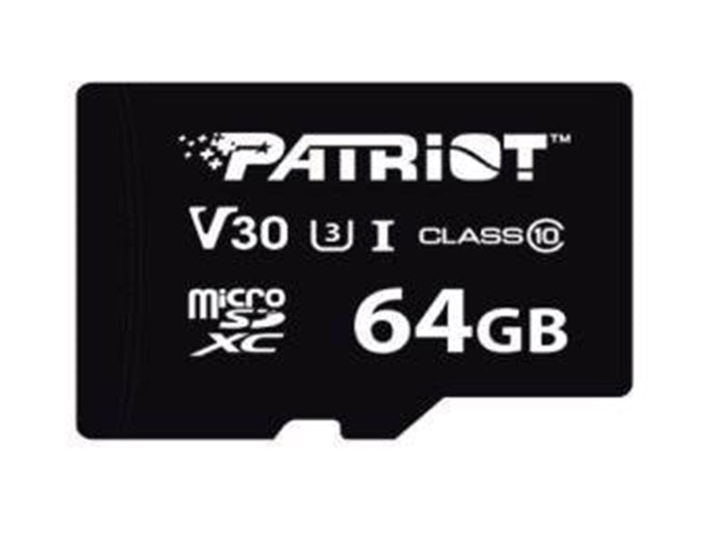 Patriot VX Series - flash memory card - 64 GB - microSDXC UHS-I U3