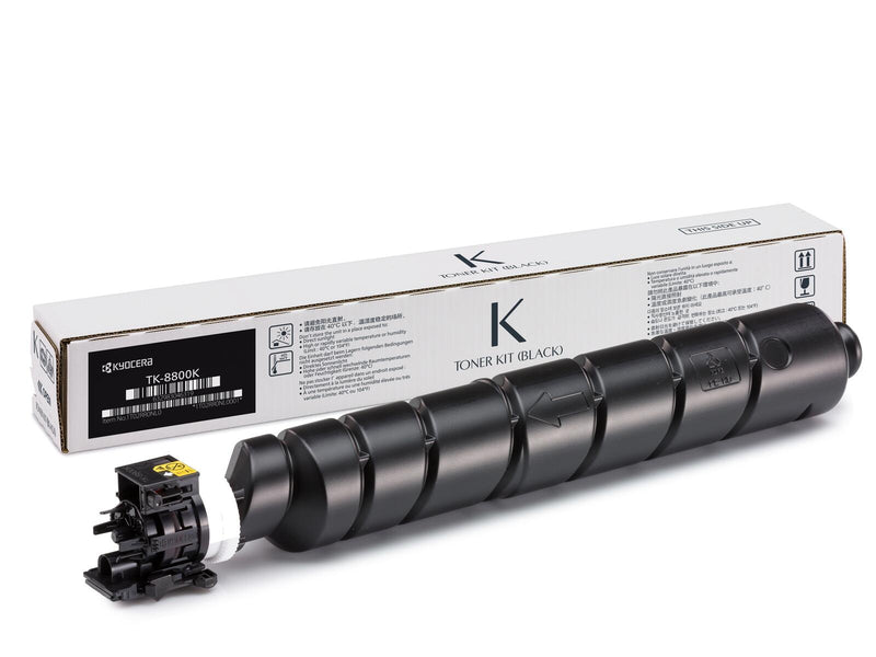 Kyocera Original TK-8800K Toner schwarz bis zu 30.000 Seiten (1T02RR0NL0) für ECOSYS P8060cdn