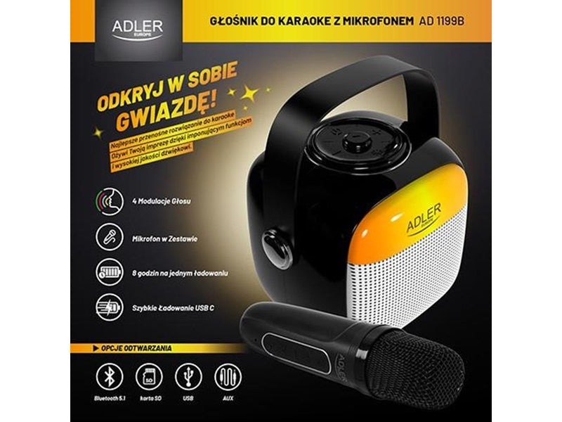 Adler AD 1199 - speaker - for portable use - wireless