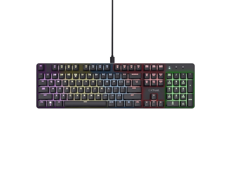Trust GXT871 Zora Mechanical - Gaming Tastaturen - Nordisch