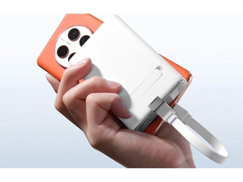 Joyroom Magnetic Powerbank with Stand 20W 10000mAh (White) Powerbank (Akku) - Weiß - 10000 mAh