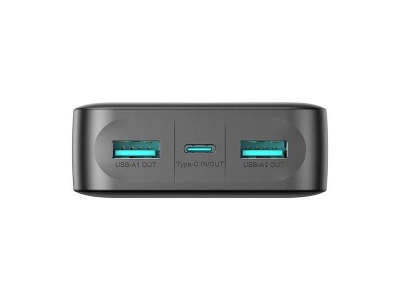 Joyroom Powerbank 2.4A LED 20000mAh (Black) Powerbank (Akku) - schwarz - 20000 mAh