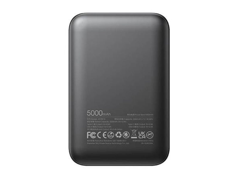 Joyroom Powerbank 2.4A LED 5000mAh (Black) Powerbank (Akku) - schwarz - 5000 mAh
