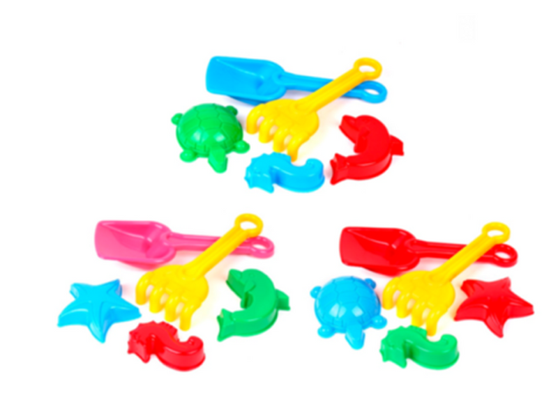Happy Summer Beach Toy Set 5 pcs assorted