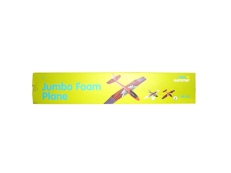 Happy Summer Jumbo Foam Plane 86 cm - assorted