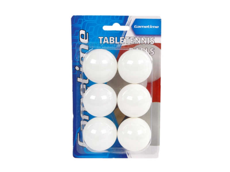 Happy Summer Table Tennis Balls 6-Pack