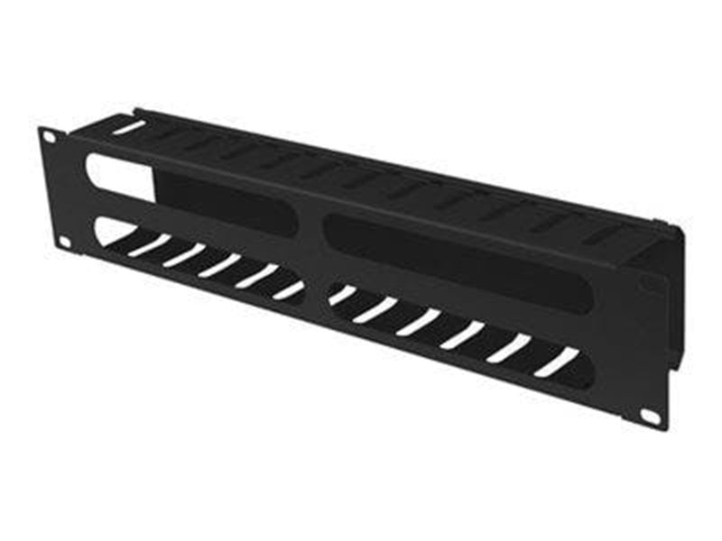 Lanberg - rack cable management panel - 2U