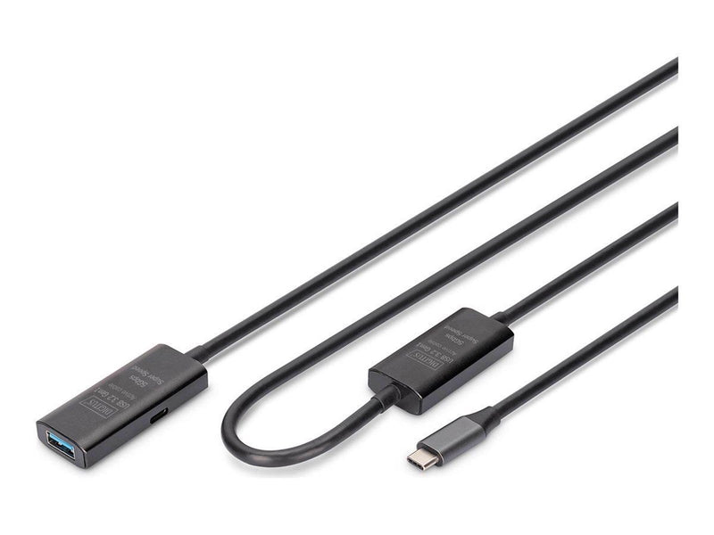 DIGITUS - USB extension cable - 24 pin USB-C to USB Type A - 10 m