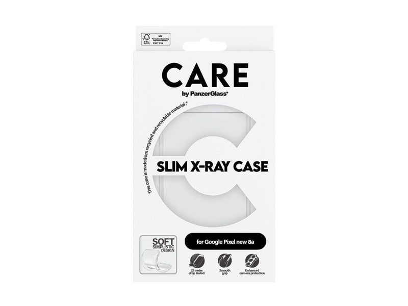 CARE by PanzerGlass Fashionable Case Transparent X-Ray Soft Basic Google Pixel 9a 5G
