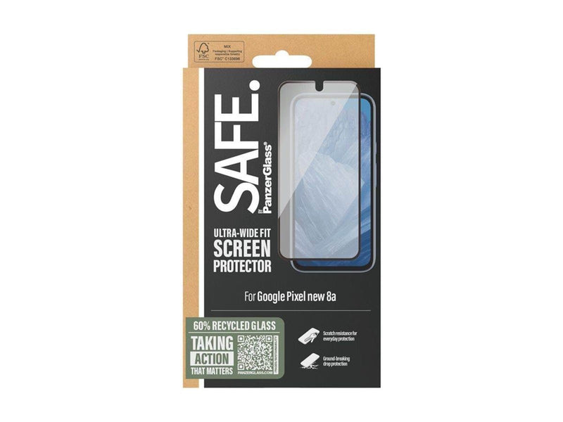 SAFE by PanzerGlass Screen Protector Google Pixel 9a 5G | Ultra-Wide Fit