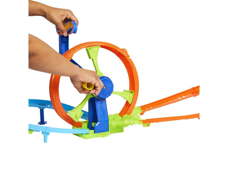 Hot Wheels Stunt Tracks Rapid Launch & Loop