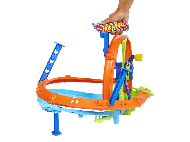 Hot Wheels Stunt Tracks Rapid Launch & Loop