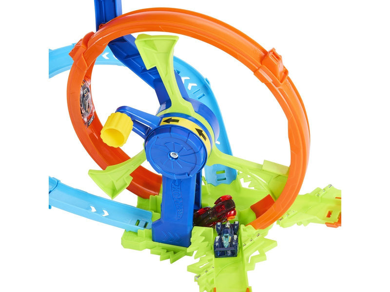 Hot Wheels Stunt Tracks Rapid Launch & Loop