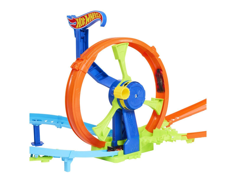 Hot Wheels Stunt Tracks Rapid Launch & Loop
