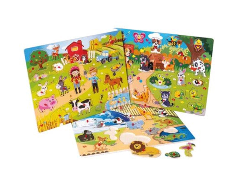 Happy Baby Wooden Puzzle assorted