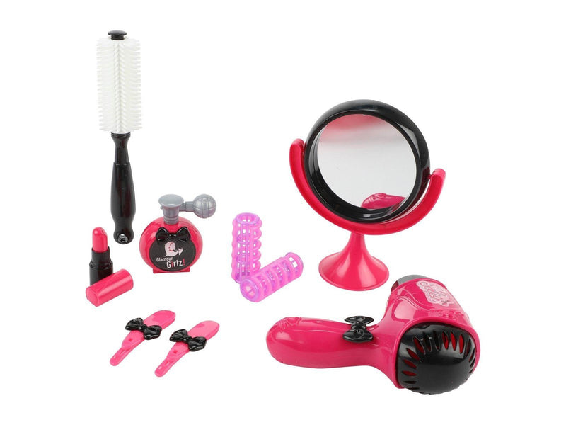 Toi-Toys - Glamour Shine Hairdressing Set with Working Hair Dryer
