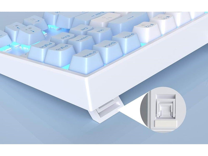 MageGee Wired keyboard MK-STAR (blue and white) - Tastaturen - Englisch - Blau