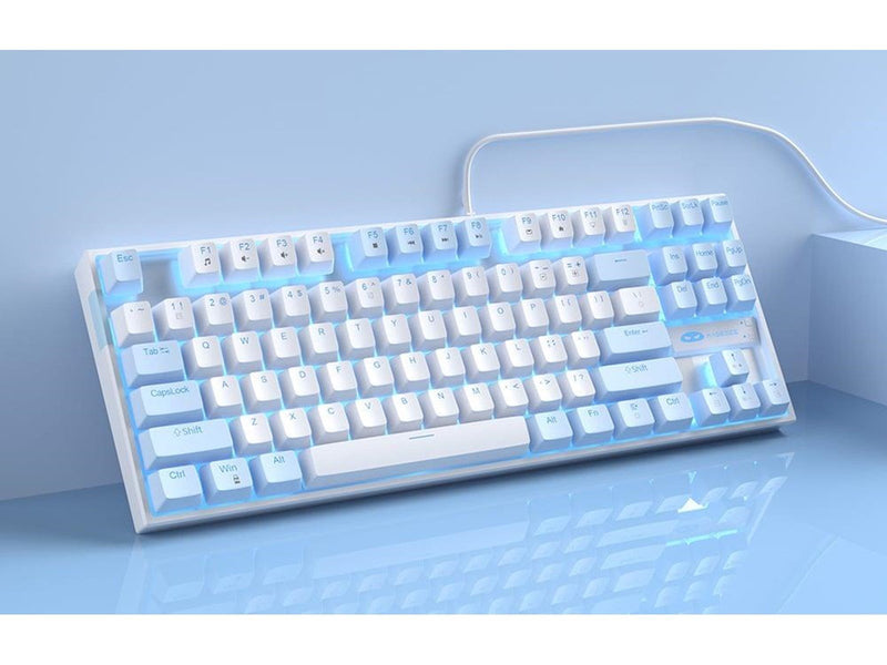 MageGee Wired keyboard MK-STAR (blue and white) - Tastaturen - Englisch - Blau