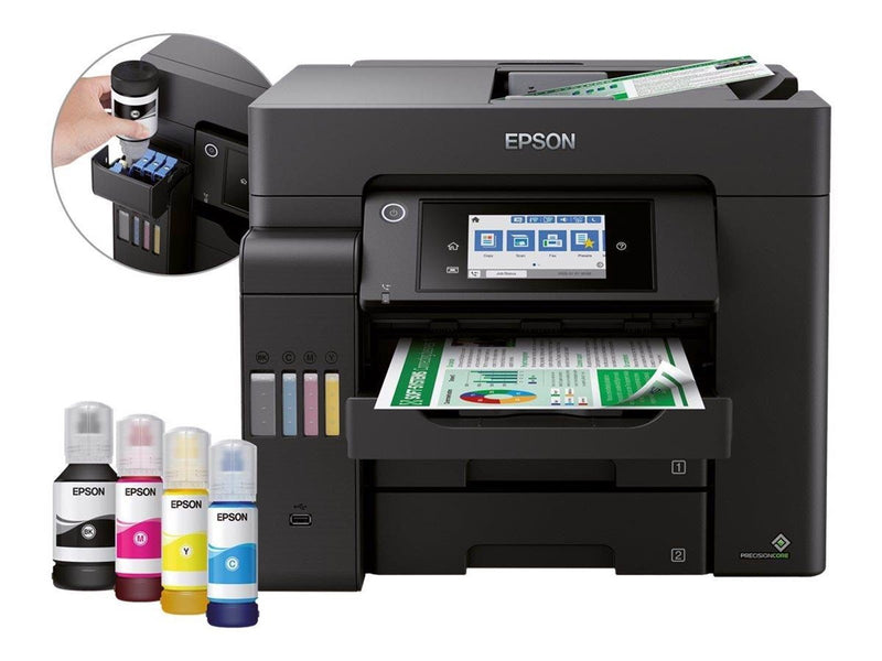 Epson EcoTank ET-5855 Tintendrucker Multifunktion mit Fax - Farbe - Tinte