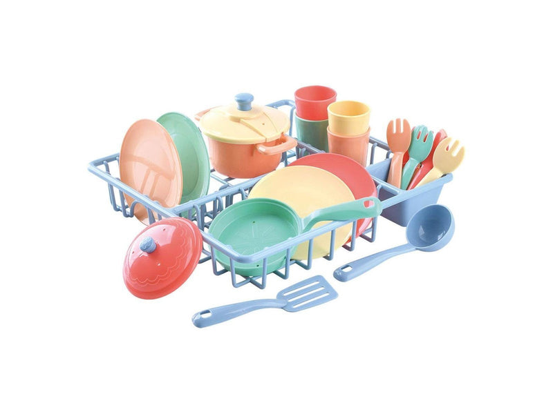PLAY - Dish drainer & Kitchenware (23 pcs)