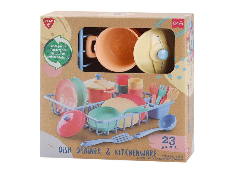 PLAY - Dish drainer & Kitchenware (23 pcs)