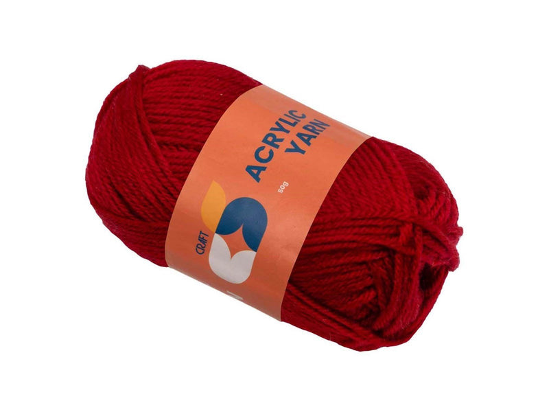 Colorations - Acrylic yarn Red 50g