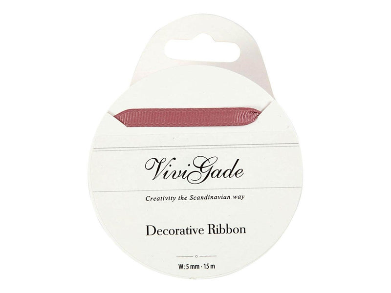 Creativ Company - Decoration Ribbon Pink 15m