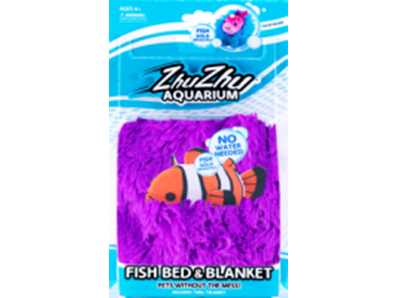 ZhuZhuPets Bed and Blanket Set purple