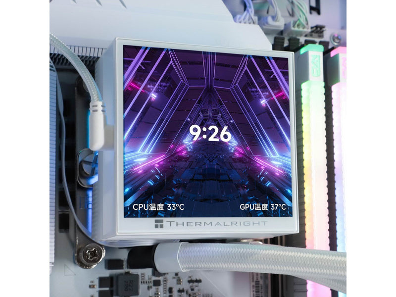 Thermalright Hyper Vision 360 Argb White - CPU-Wasserkühlung - Max 27 dBA