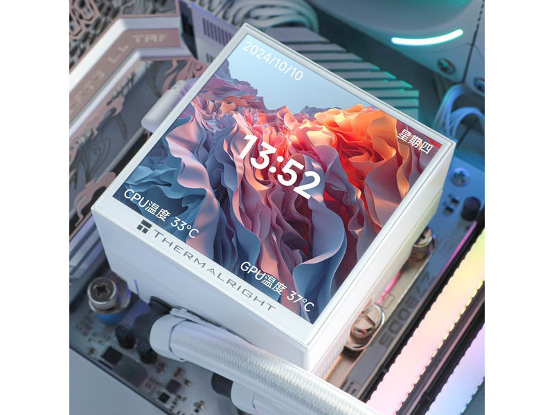 Thermalright Hyper Vision 360 Argb White - CPU-Wasserkühlung - Max 27 dBA