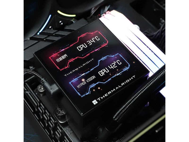 Thermalright Hyper Vision 360 Argb Black - CPU-Wasserkühlung - Max 27 dBA