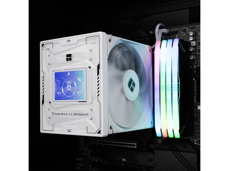 Thermalright Burst Assassin 120 Vision White - CPU-Luftkühler - Max 27 dBA