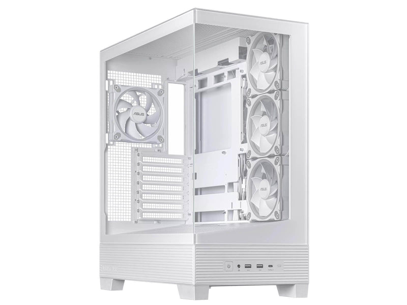 ASUS A31 PLUS TG ARGB WHITE - Gehäuse - Miditower - Weiß