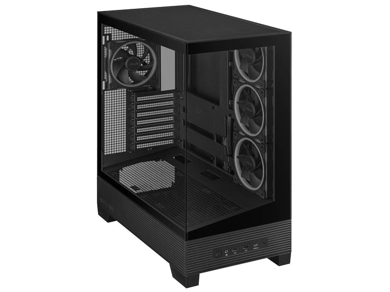 ASUS A31 PLUS TG ARGB BLACK - Gehäuse - Miditower - Schwarz
