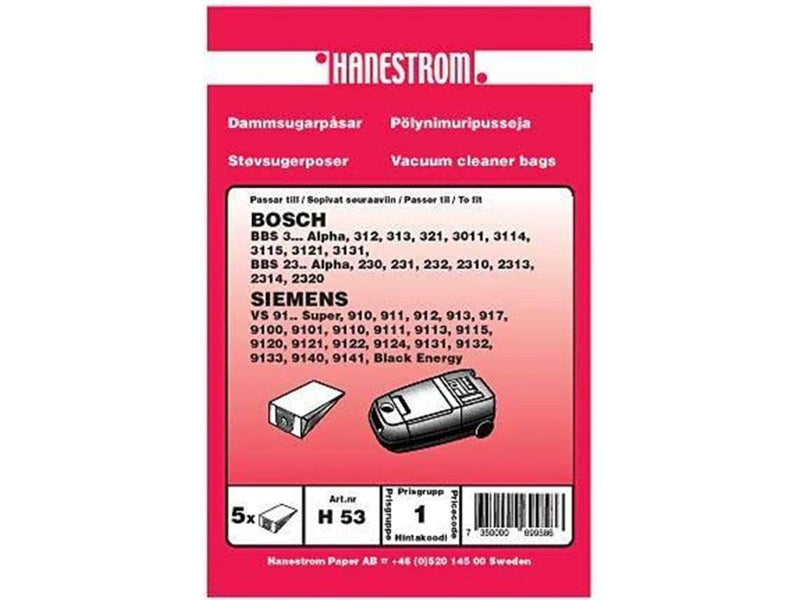 hanestroem Vacuum Cleaner Bags