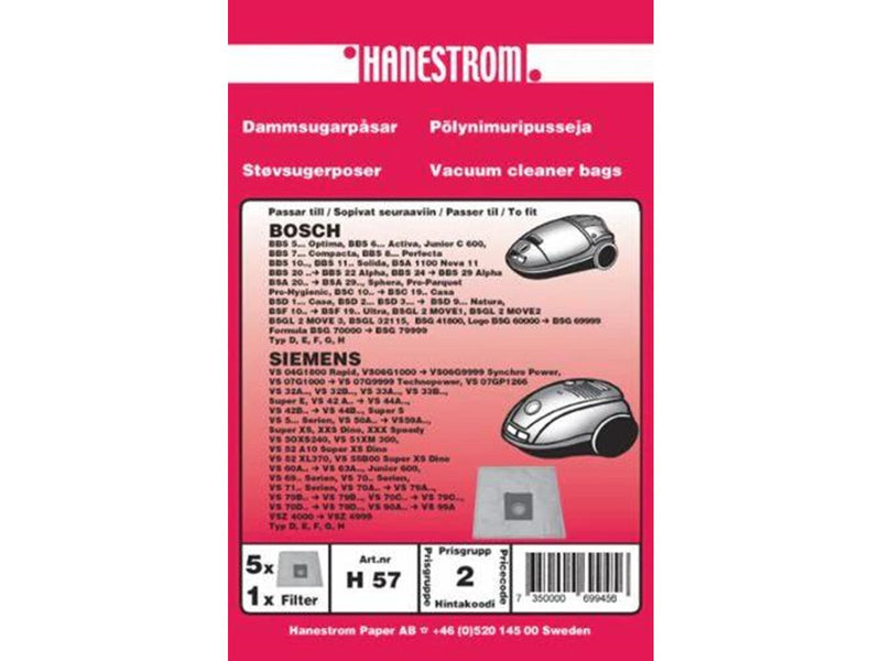 hanestroem Vacuum Cleaner Bags