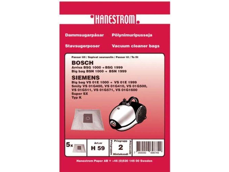 hanestroem Vacuum Cleaner Bags